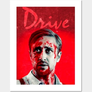 Drive Blood Poster Artwork - Ryan Gosling Posters and Art